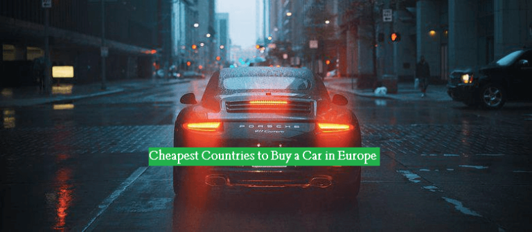 top 10 cheapest countries to buy a car in europe