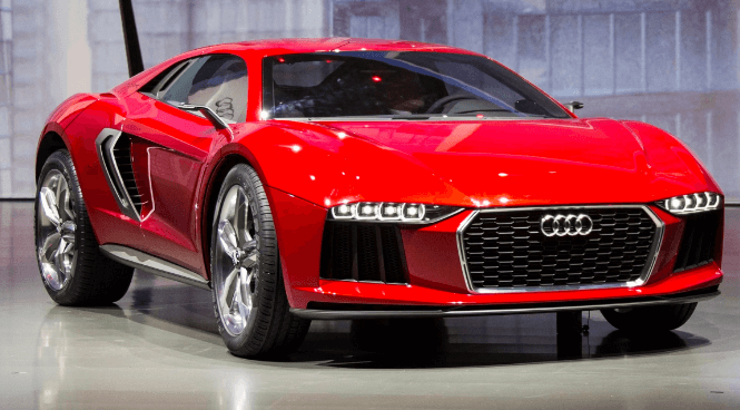 Expensive Audi sports car