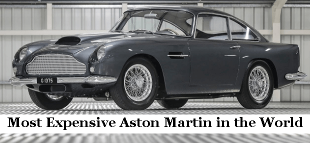 Most Expensive Aston Martin Cars