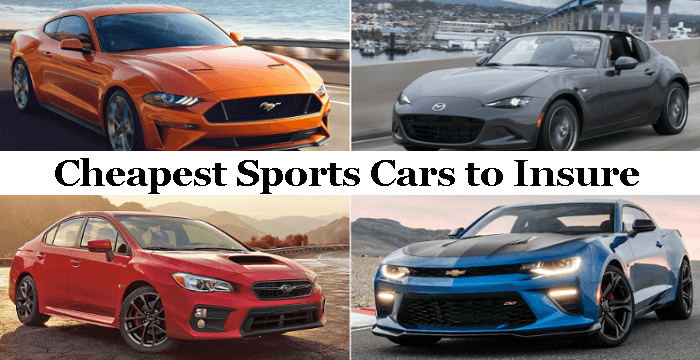 Cheapest Sports Cars to Insure