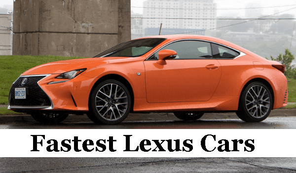 fastest Lexus cars